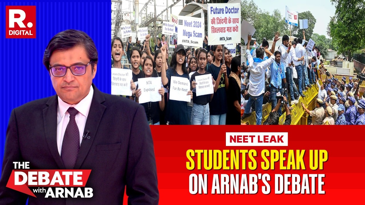 Students Speak Up: Parents, Kota & Gen‑Z React to NEET Paper Leak on Arnab&rsquo;s Debate