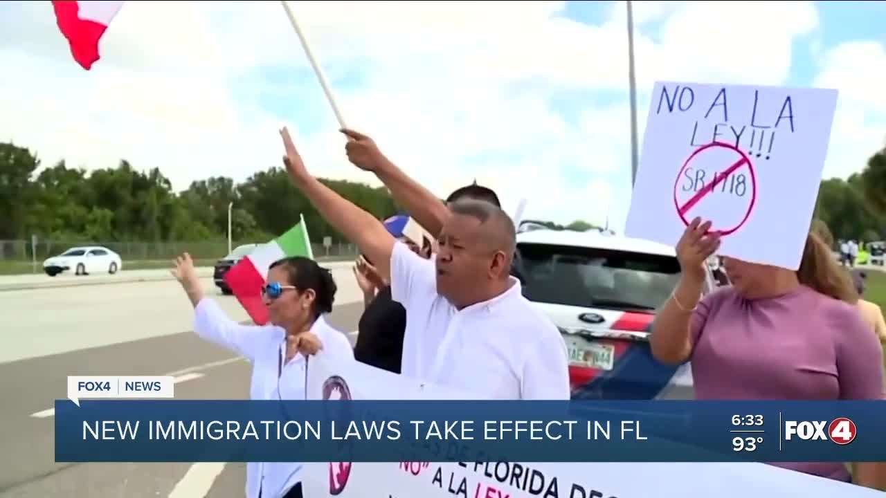 New immigration laws to take effect in Florida