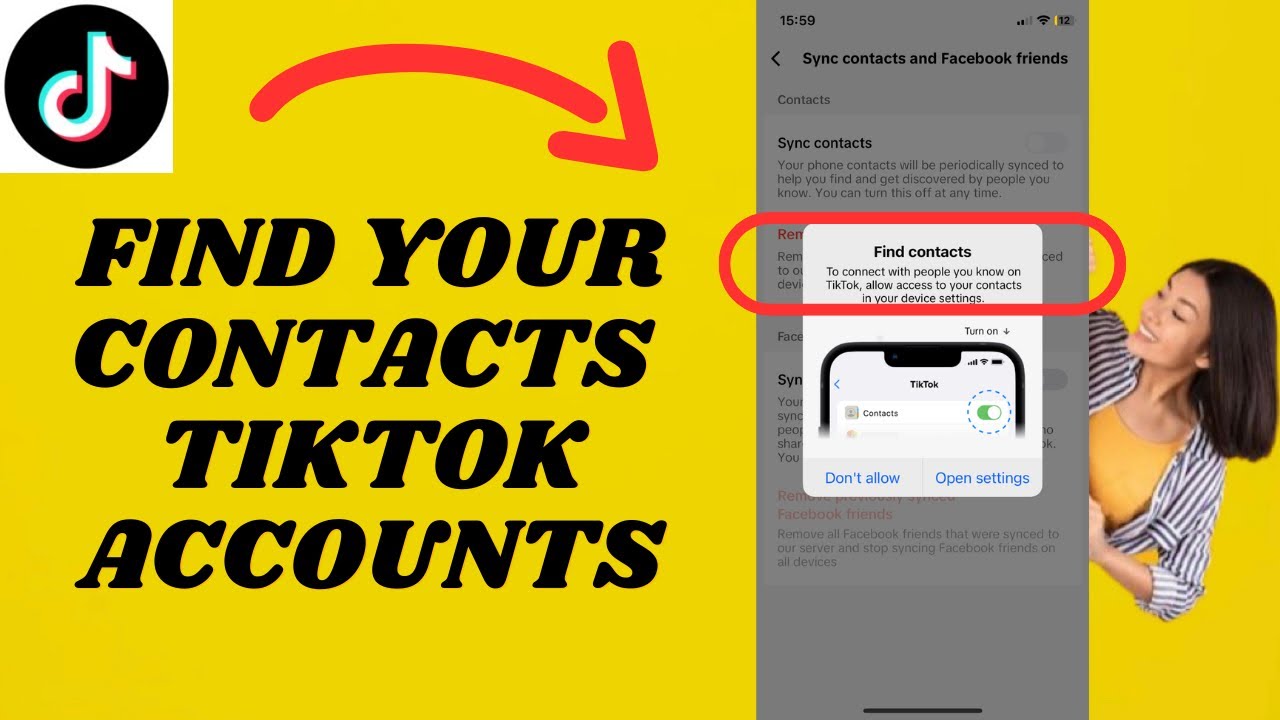 Как найти человека в TikTok по номеру телефона | Найдите аккаунты TikTok в списке контактов