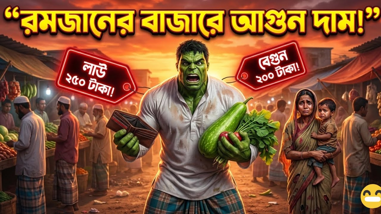 “রমজানের বাজারে দামের আগুন: হাল্কের চোখে কষ্ট।।@banglarhulk-g5d
