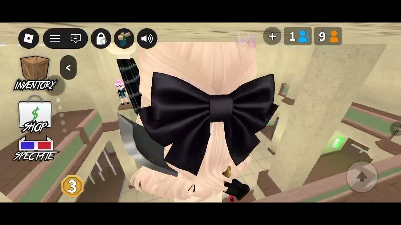 Jogando murder Mistery no roblox  . 