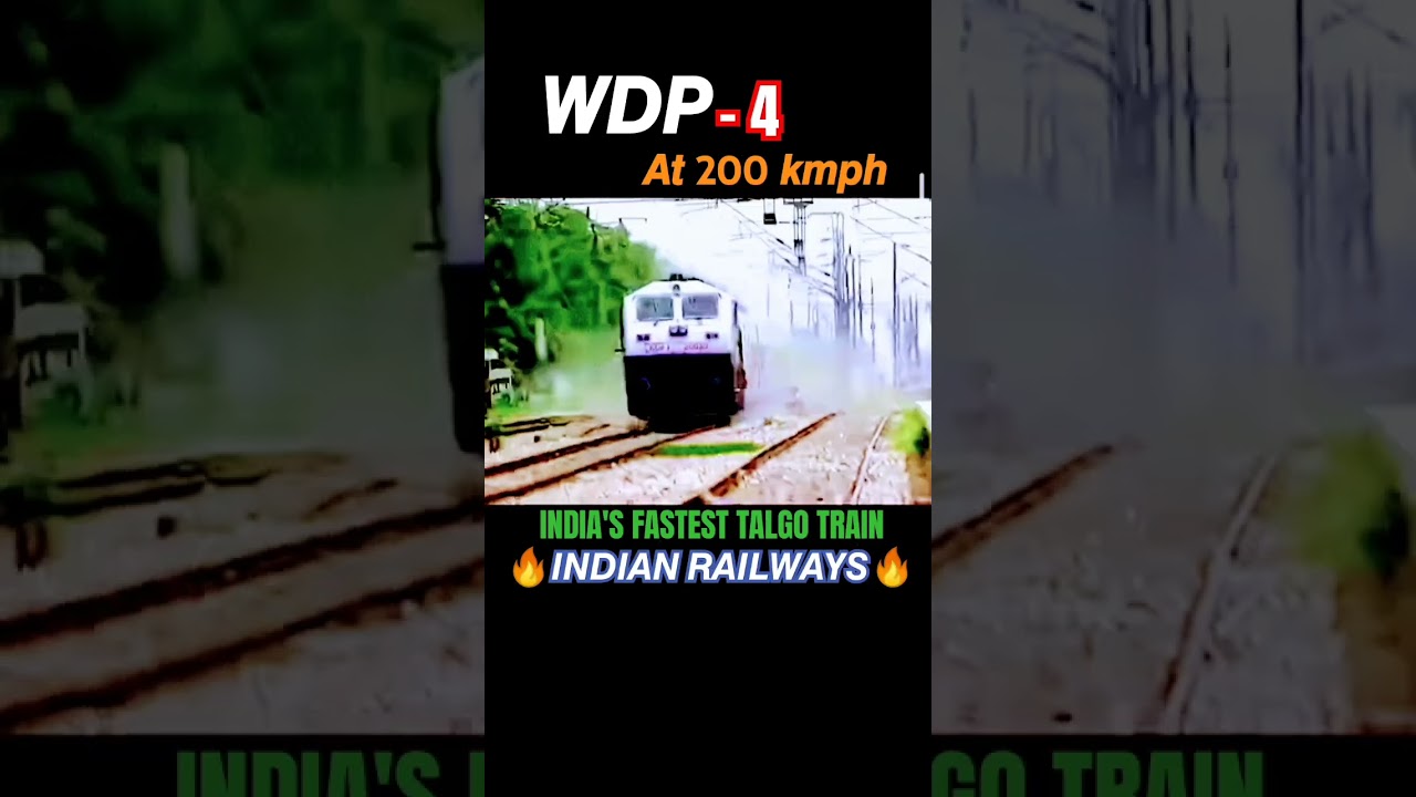 WDP-4 WITH TALGO TRAIN AT 200 KPH | INDIA'S FASTEST TRAIN | ALP STATUS | INDIAN RAILWAYS |