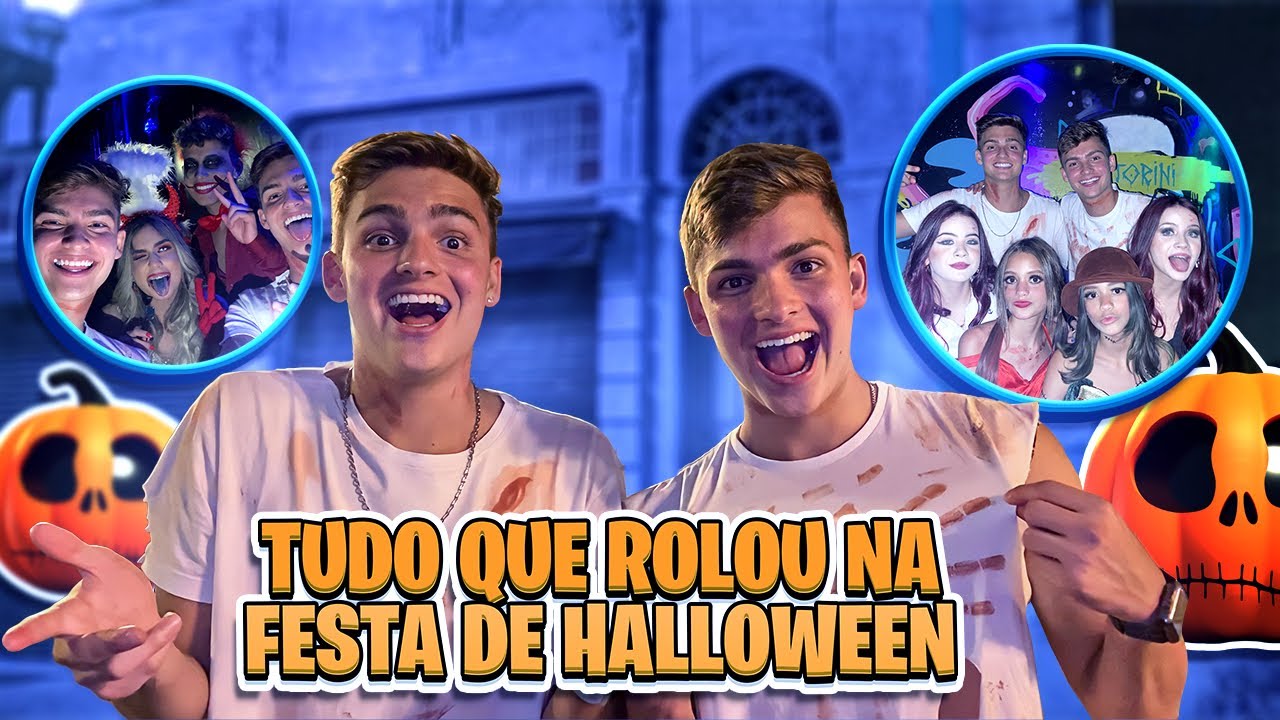 TUDO QUE ROLOU NA FESTA DE HALLOWEEN! •Irmãos Scribel•
