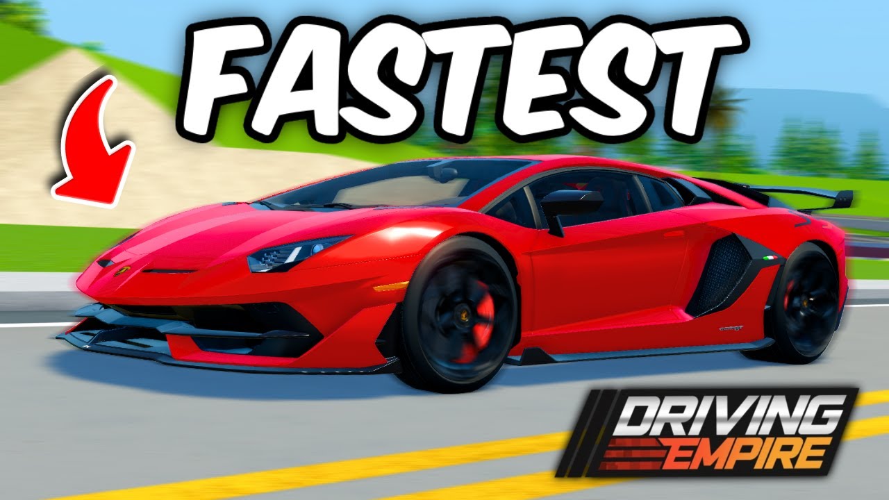 Building The FASTEST SVJ In Driving Empire