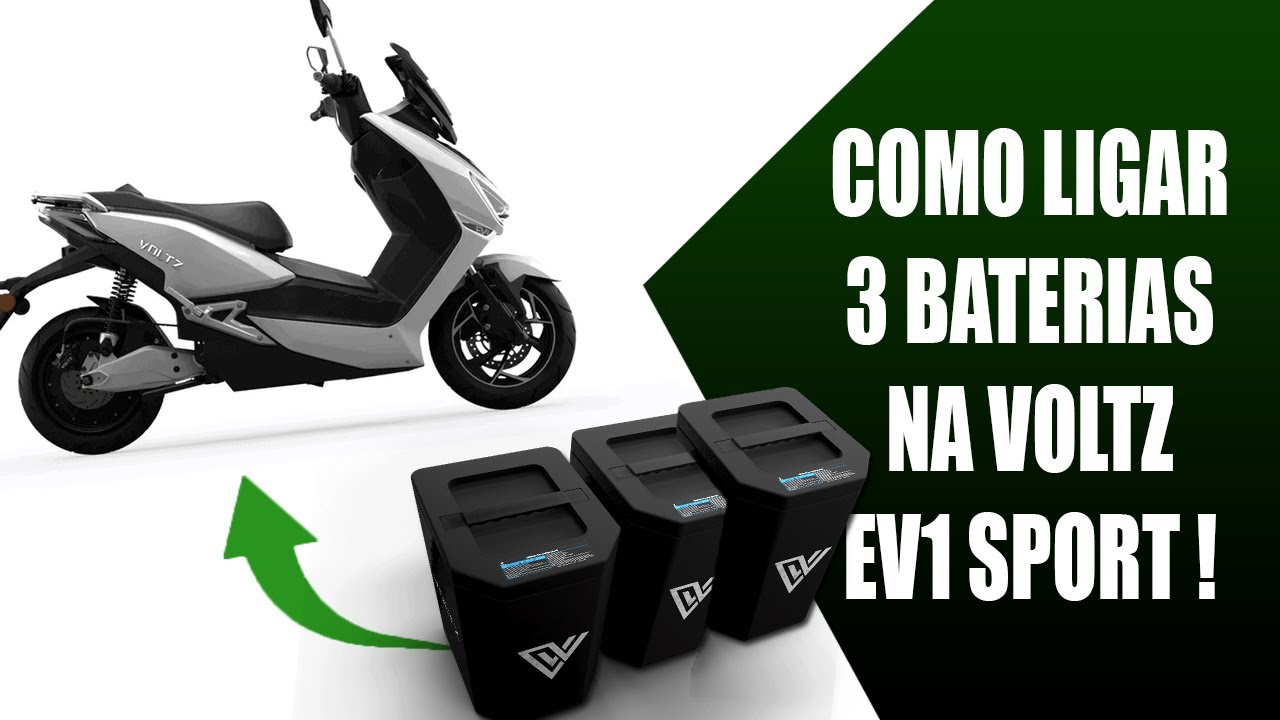 COMO ANULAR A BCU E COLOCAR 3 BATERIAS NA VOLTZ EV1 SPORT/AIMA X6 PRO!