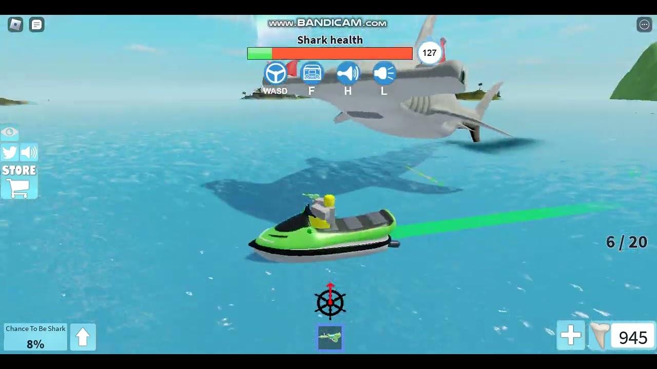 ROBLOX SHARKBITE RAYGUN+JETSKI MONTAGE