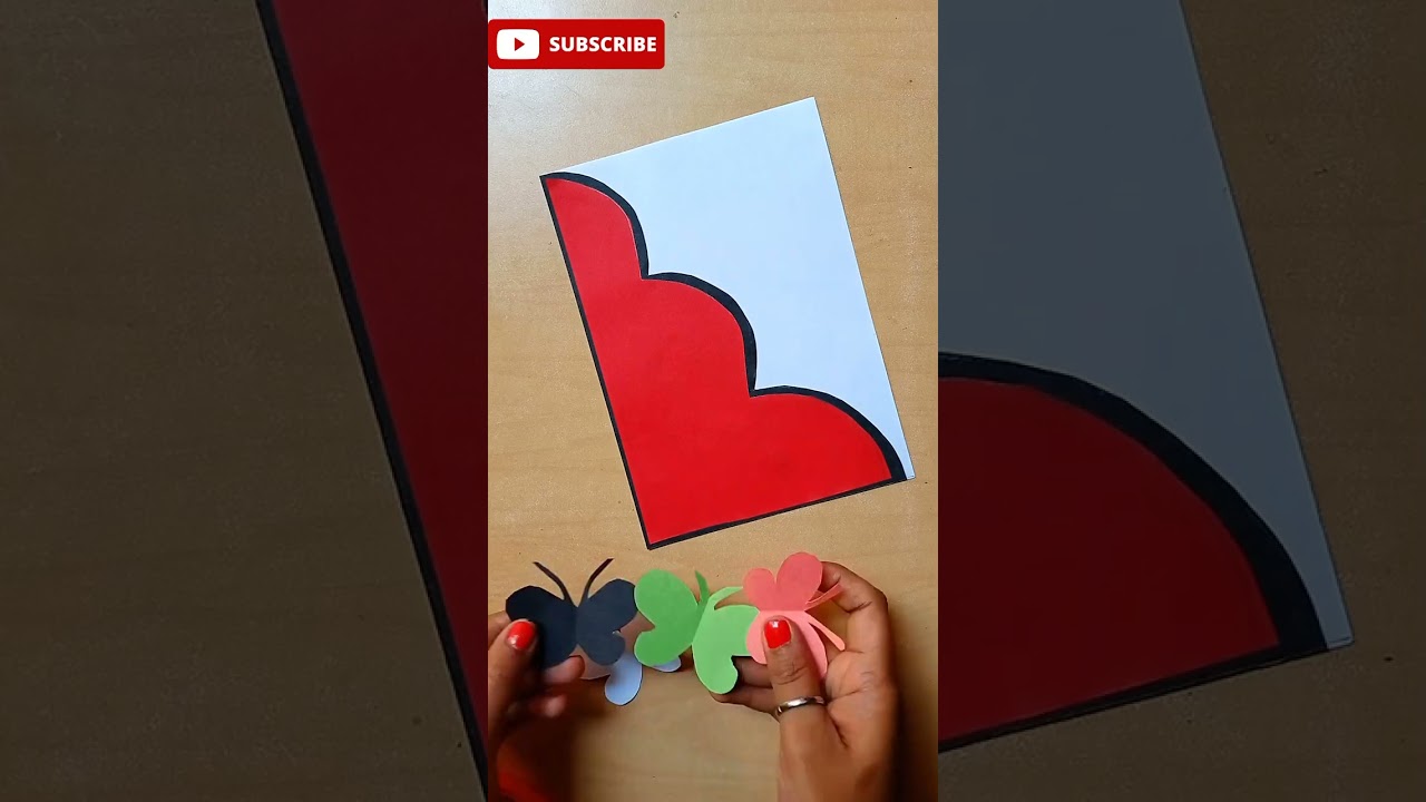 Christmas Day Card 🥰 | Easy Christmas Day Greeting Card #shorts #youtubeshorts