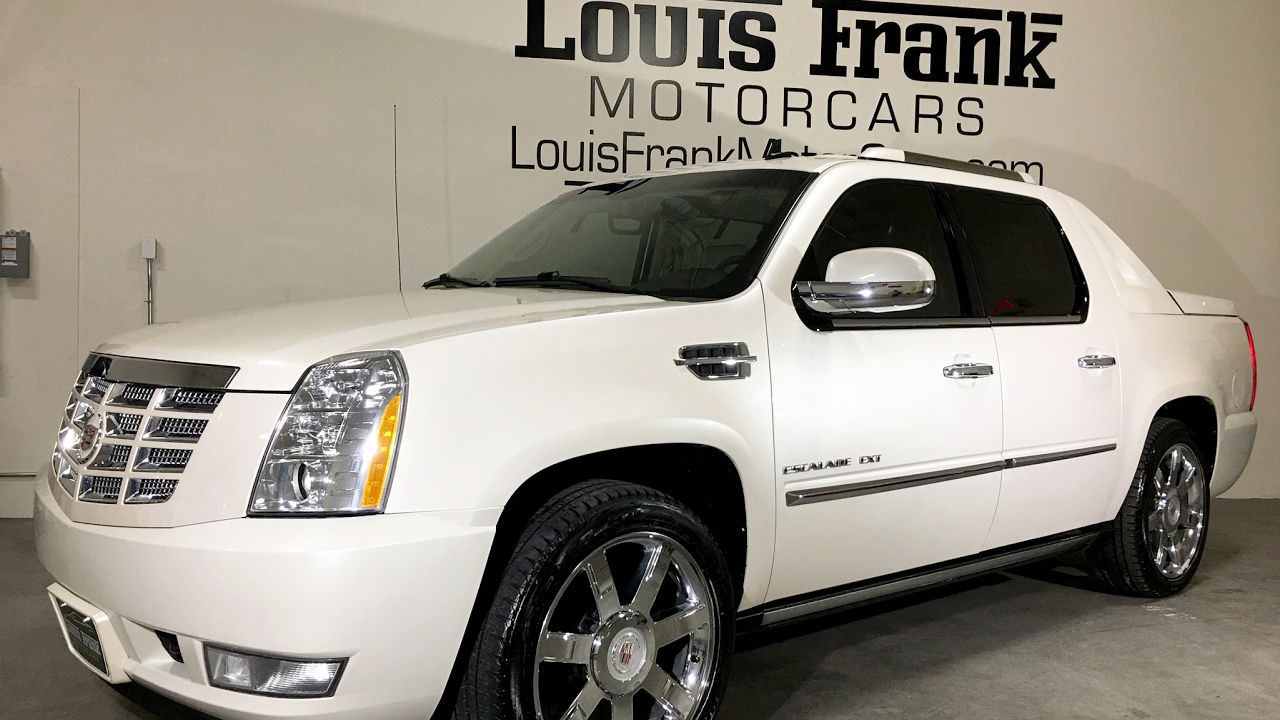 Презентация Cadillac Escalade EXT Supercharged Walkaround 2011 года в Louis Frank Motorcars, LLC ...