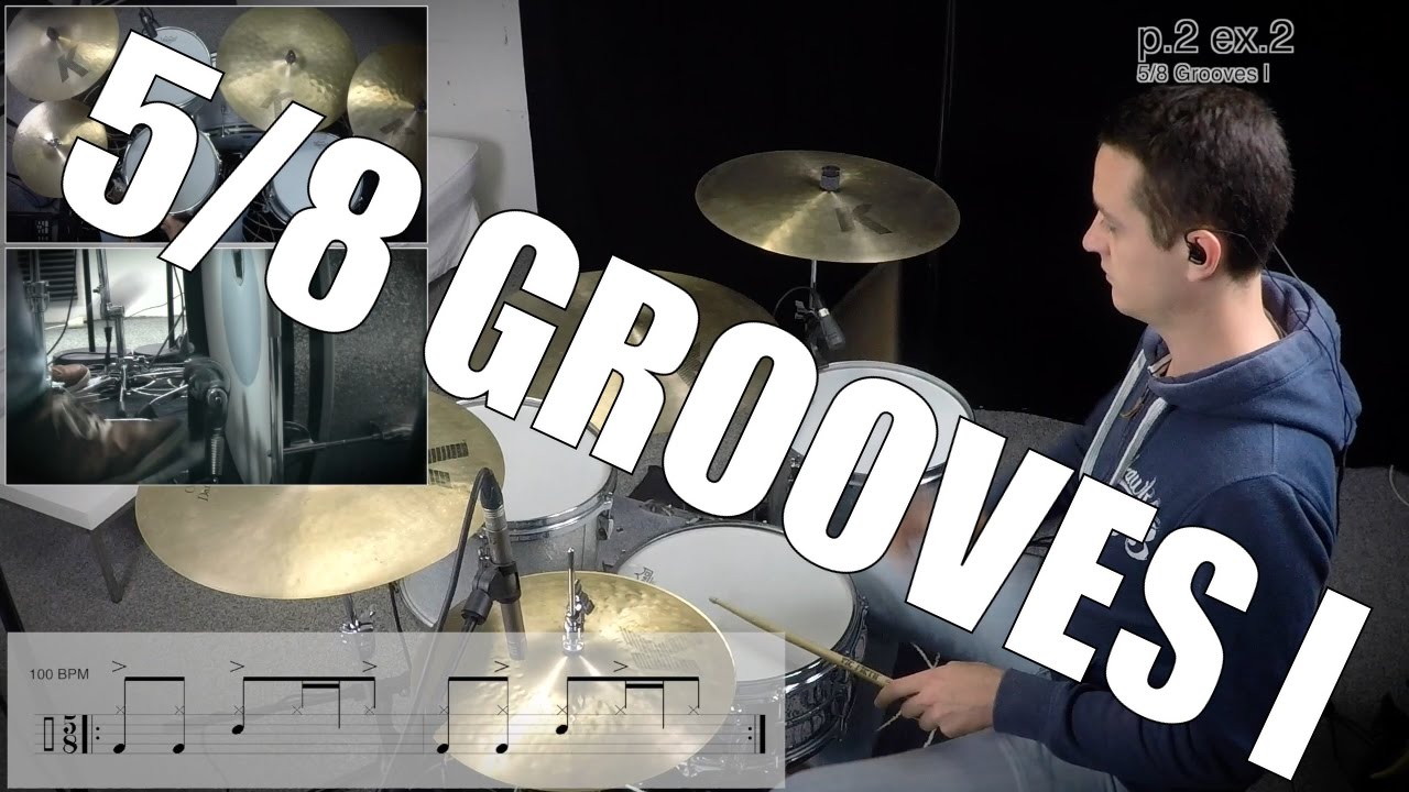 5/8 Grooves - Daily Drum Lesson