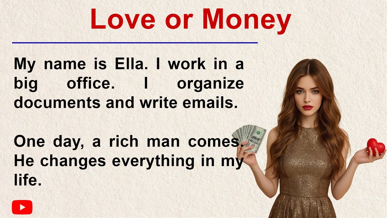 Love or Money ✅ Emotional English Story for Listening (A1_A2 Level) ✅