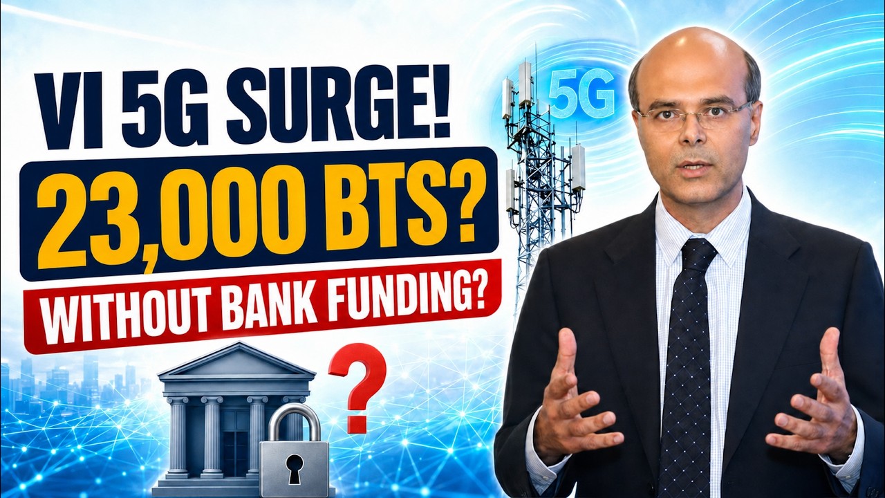 Vi&rsquo;s 5G Rollout Mystery: 23,000 BTS Added in Q1 FY27 Without Bank Funding?