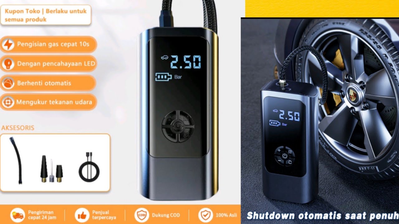 Wajib Punya ! Pompa Ban Elektrik | Inflator PR-F1901
