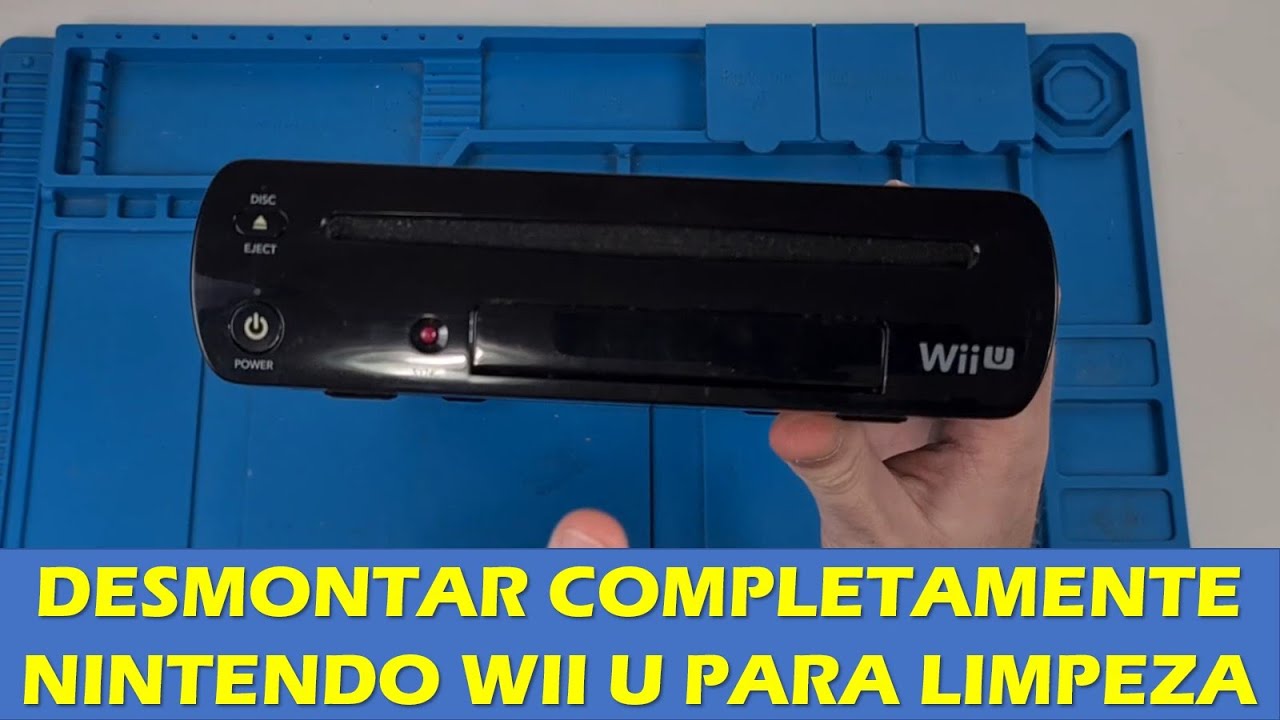 COMO DESMONTAR COMPLETAMENTE O WII U PARA LIMPEZA OU MANUTENÇÃO PREVENTIVA - TUTORIAL