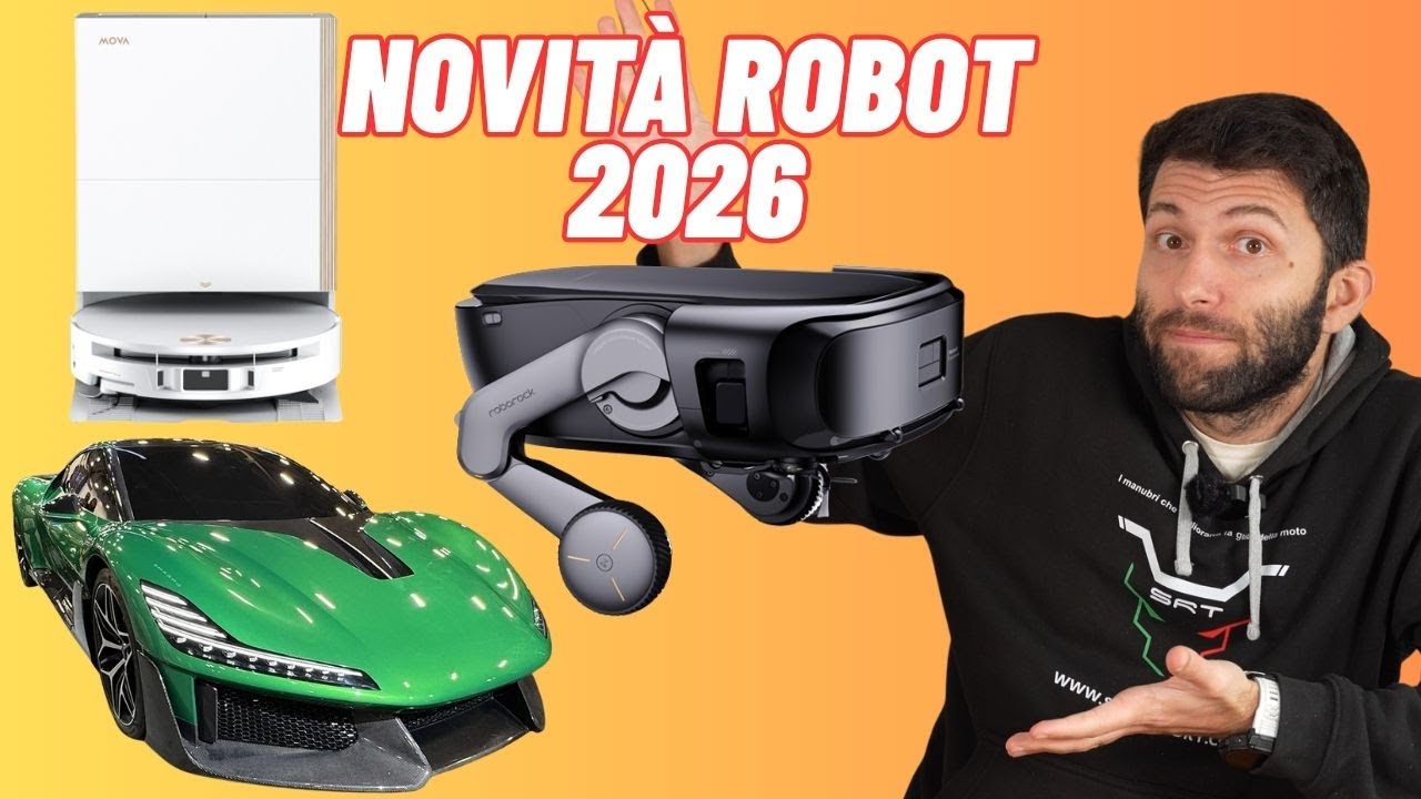 Robot aspirapolvere: ecco quelli che arrivano nel 2026 (e perchè dovresti aspettarli)