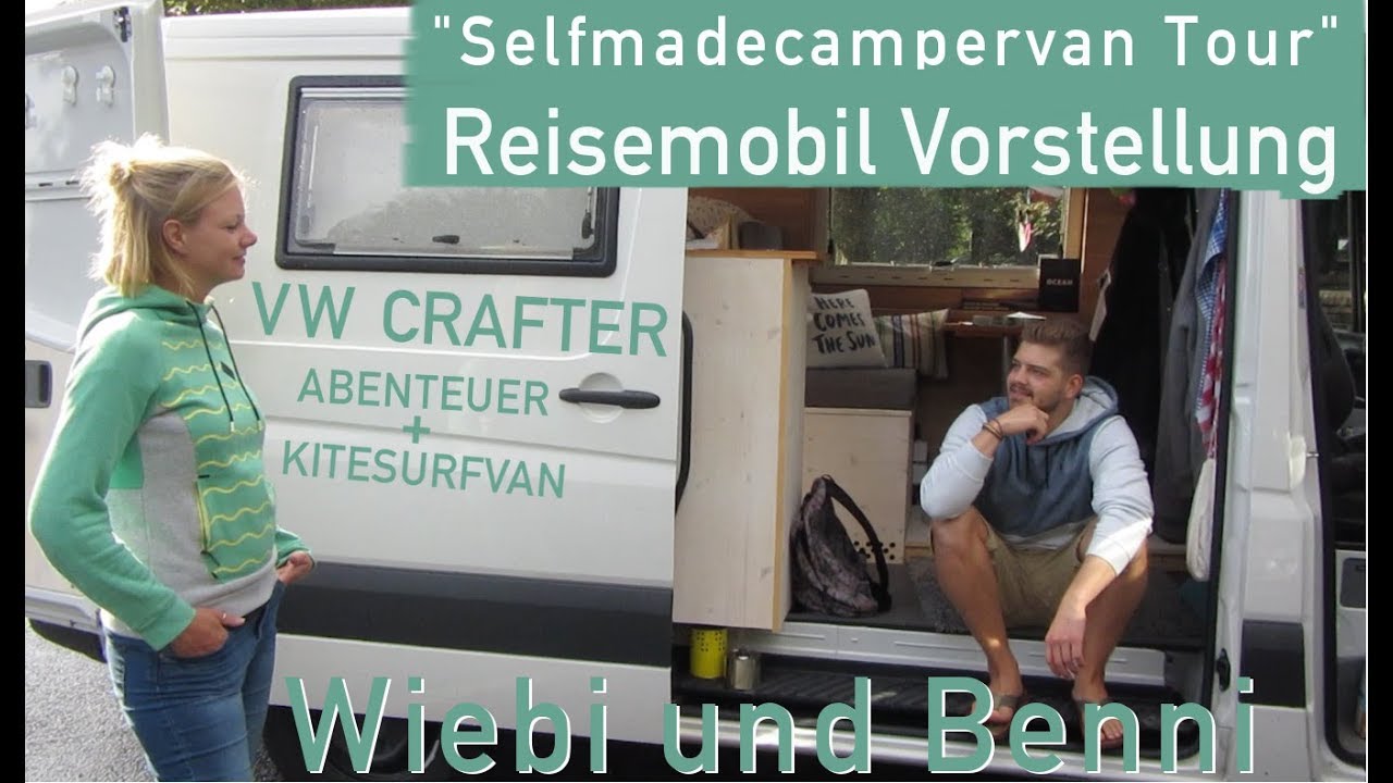 SELFMADECAMPERVAN TOUR | VW CRAFTER - CAMPER + KITESURFVAN