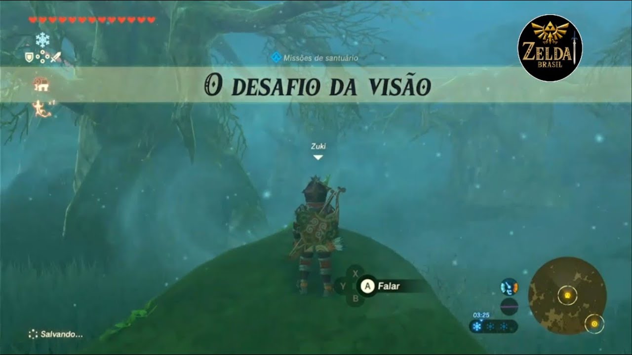 Desafio da Visão/Trial of Second Sight - Missão Santuário (Terra da Mata)- Zelda: Breath of the Wild