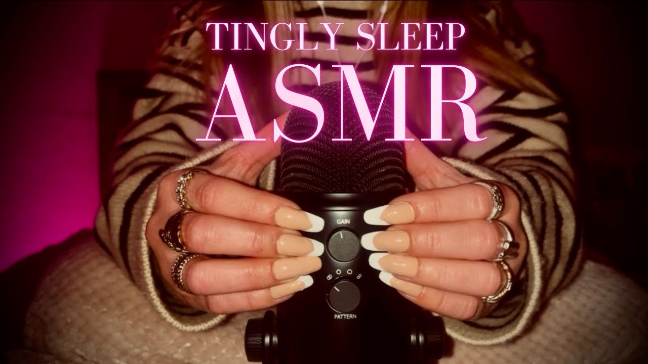 [ASMR] Soft & Tingly Sleep Triggers 🌙 Mic Brushing, Fabric Scratching & Crinkles (No Talking)