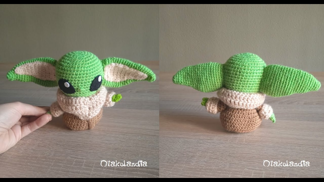 Baby Yoda (STAR WARS) - Amigurumi en Crochet - Tutorial paso a paso (Parte 1/3)