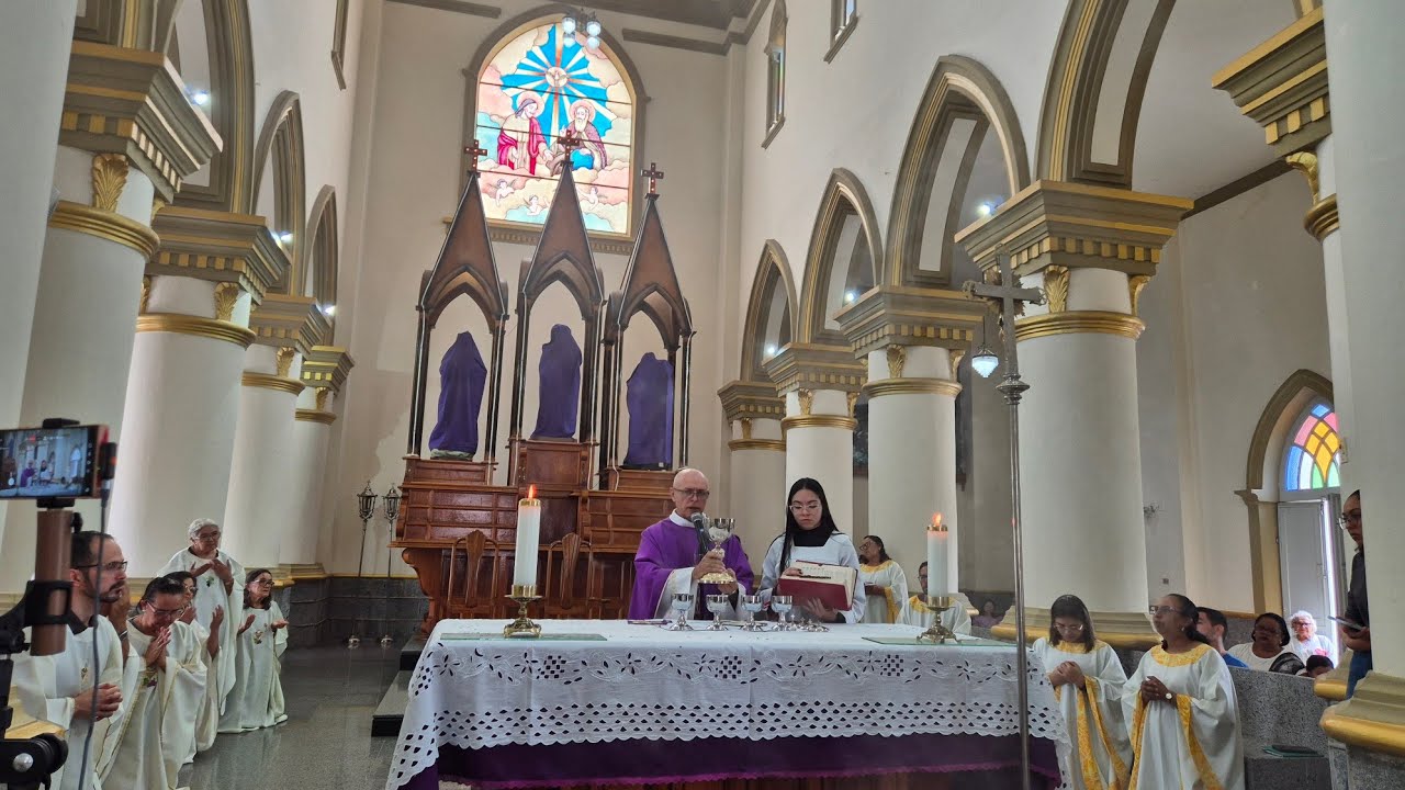 Missa da quarta feira de cinzas na igreja matriz de São Pedro Itapetim PE 2026