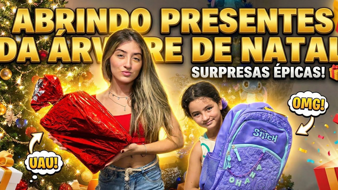 O QUE GANHAMOS DE NATAL 2025! 😱 REAÇÃO DA ISA AO ABRIR OS PRESENTES!