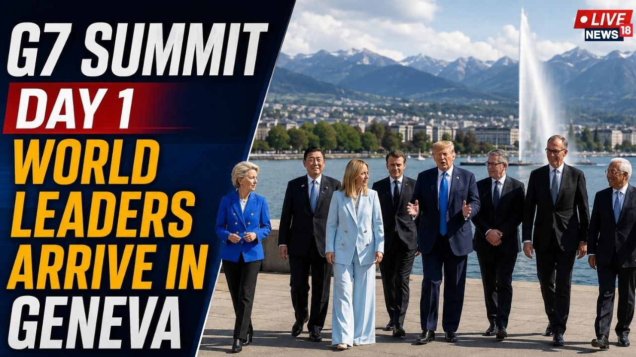 G7 SUMMIT DAY 1 LIVE | World Leaders Arrive In Geneva | Trump, Macron, Starmer, Meloni | N18L