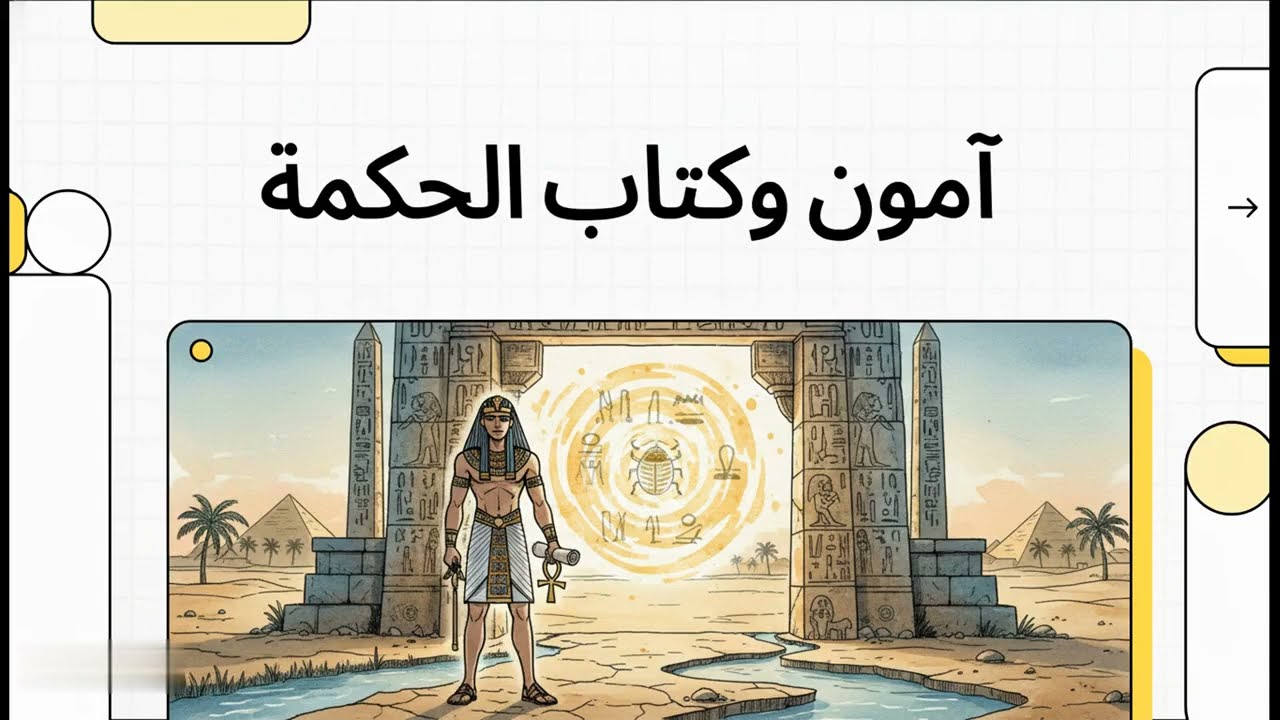الجزء السابع  آمون وكتاب الحكمة