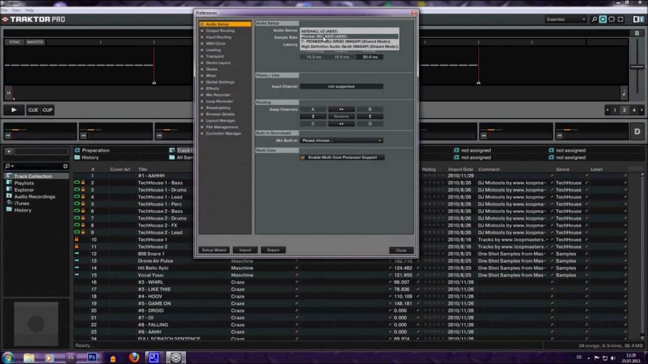 Pioneer DDj Ergo - Traktor Pro 2 - Mapping