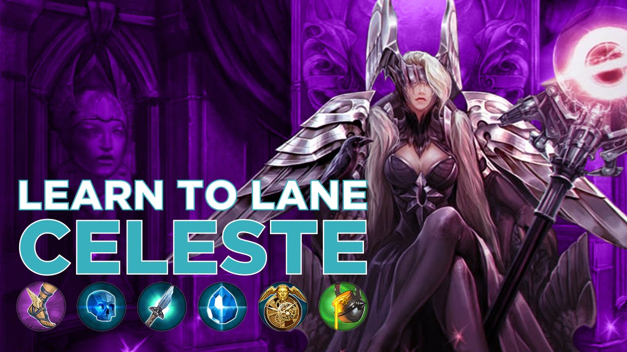 Vainglory - Learn To Lane: Celeste Gameplay (Update 1.18)