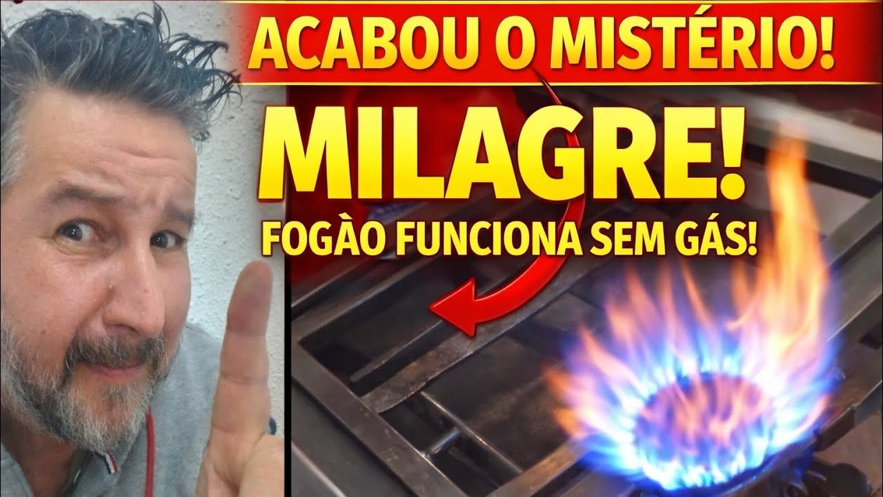 DESVENDANDO - FOGÃO FUNCIONA SEM GÁS!