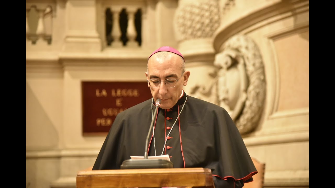 S.E.R. Monsignor Baldassare Reina, Vice Gerente della Diocesi di Roma, omaggia la figura di Livatino