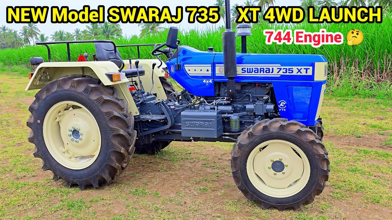 Обзор новой модели полноприводного трактора Swaraj 735 XT 4WD | Сельское хозяйство Индии