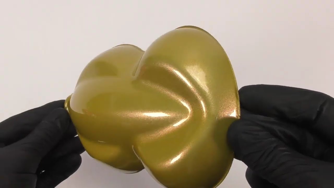 Custom Creative Real Gold Metallic Spray Process & Final Result BCSM-RG