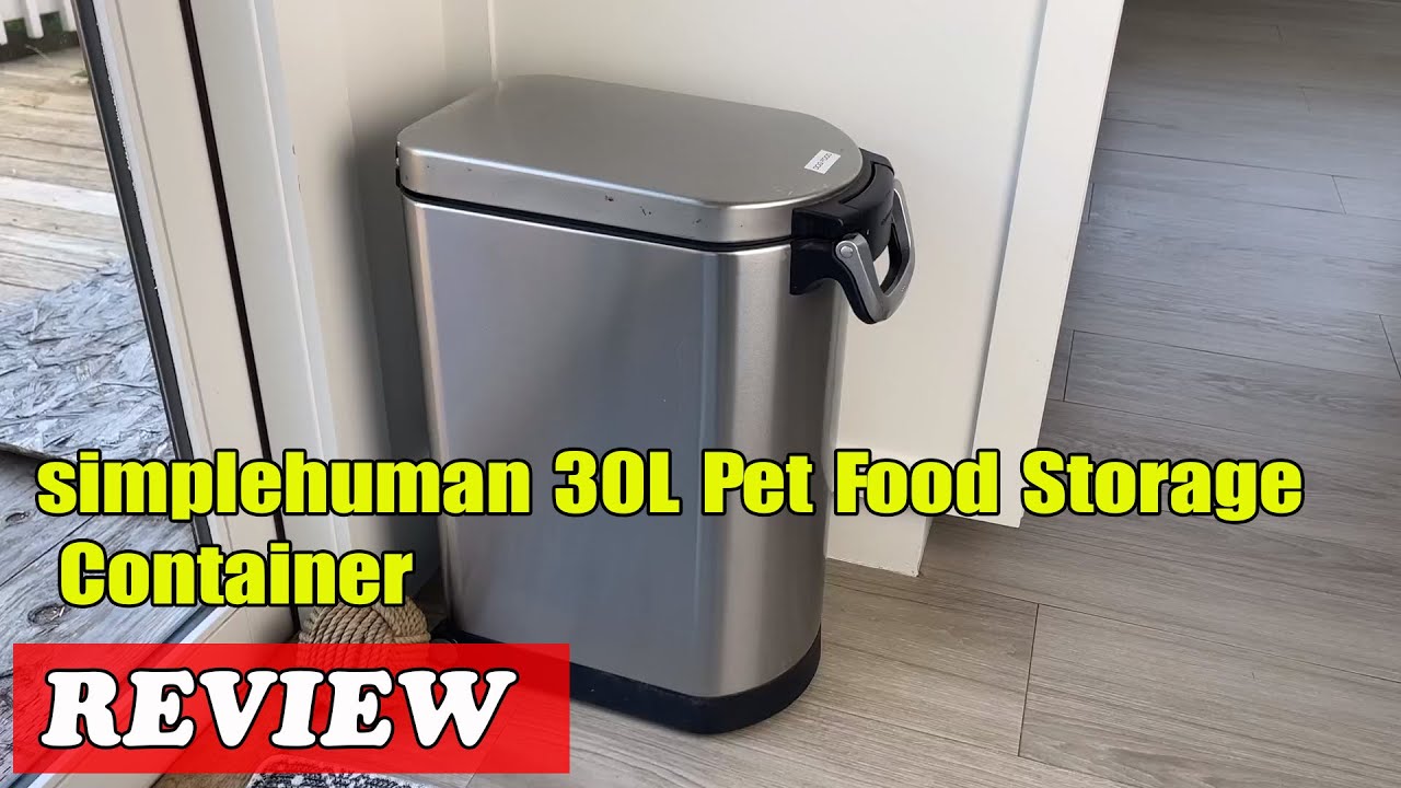 simplehuman 30L Pet Food Storage Container Review 2025