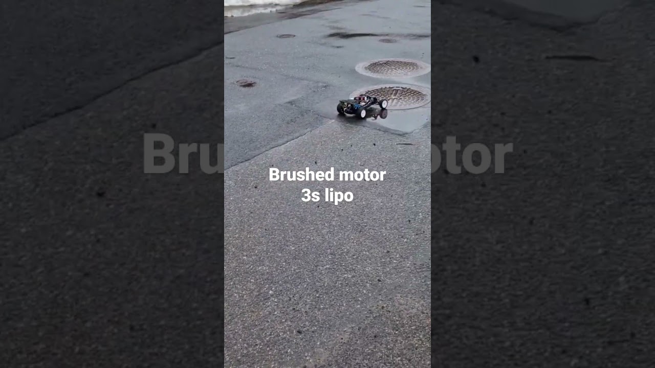 brushed motor rc car 3s lipo battery