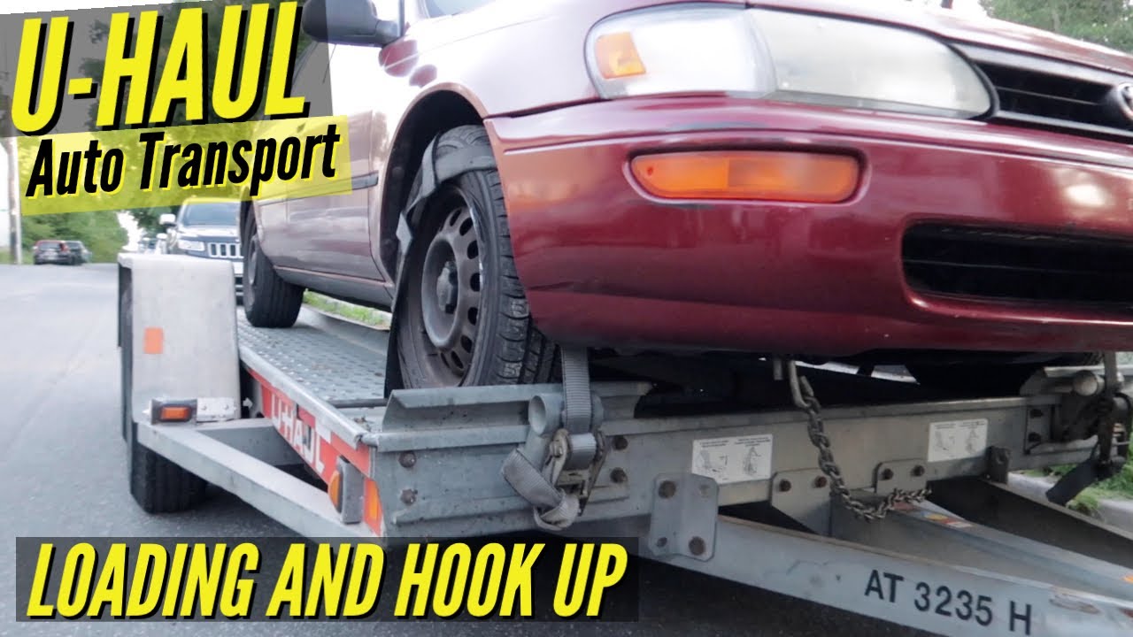 U-Haul Car Transport Trailer | How to Load and Hook Up | Tyler Moves to NYC