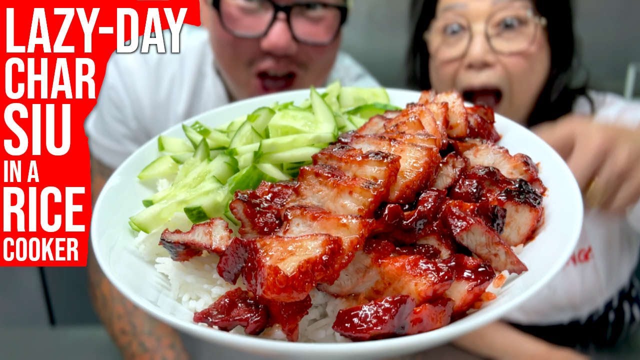 Lazy-Day Char Siu: Juicy BBQ Pork Made Right in Your Rice Cooker! 🍚🔥