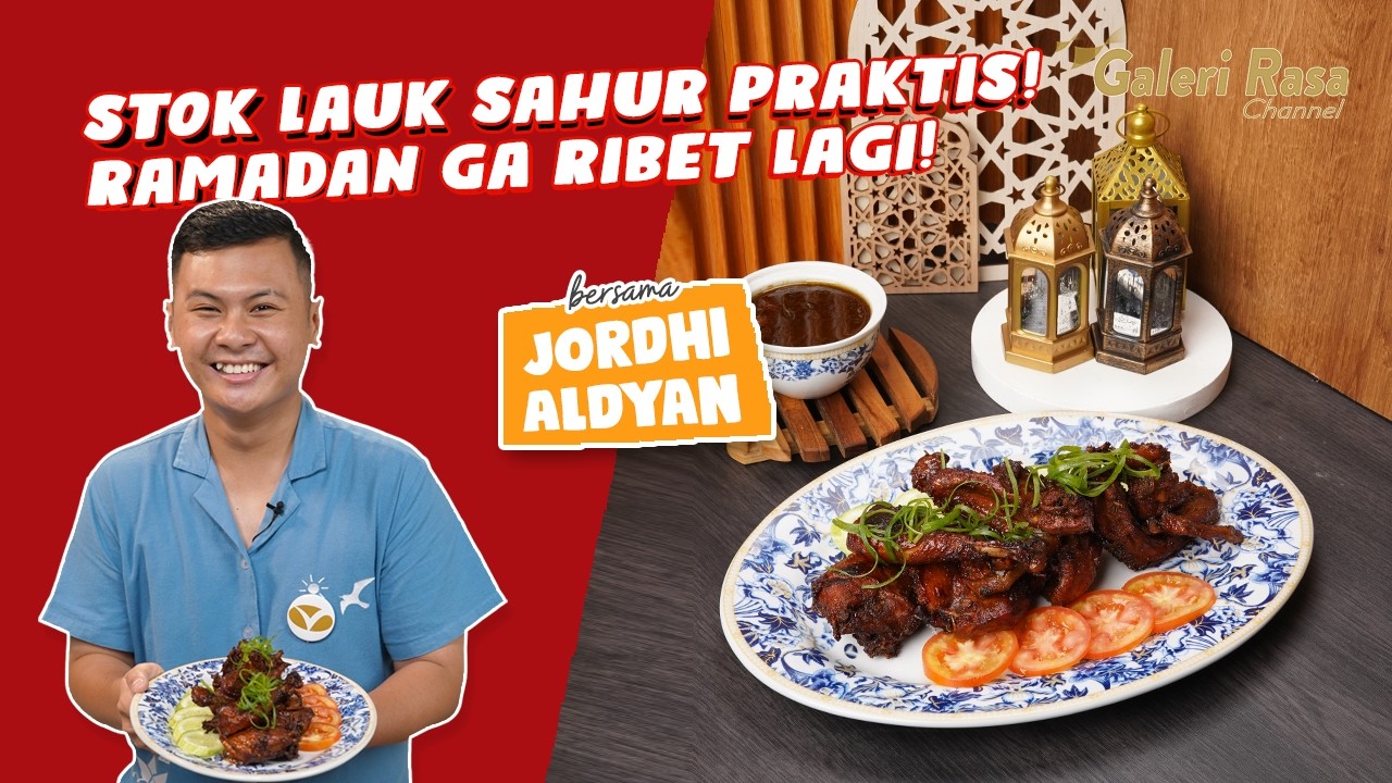 STOK LAUK SAHUR PRAKTIS! RAMADAN GA RIBET LAGI! | JORDHI ALDYAN ~ AYAM GORENG BACEM