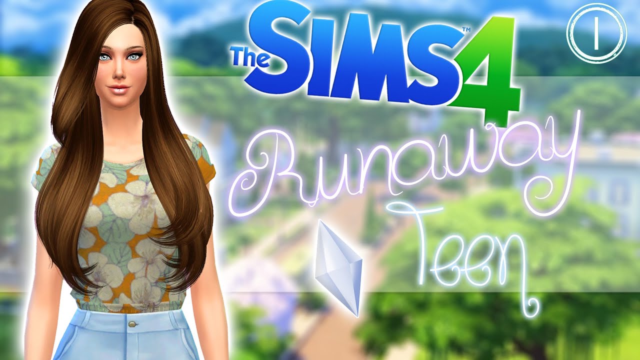 The Sims 4: Runaway Teen Challenge | Part 1 | Homeless Ava
