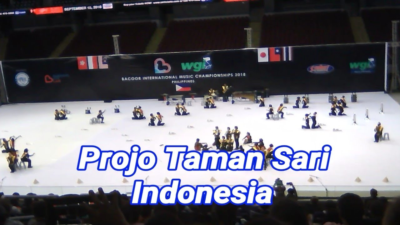 PROJO TAMAN SARI INDONESIA WGI Bacoor International Music Championship 2018 @ MOA ARENA