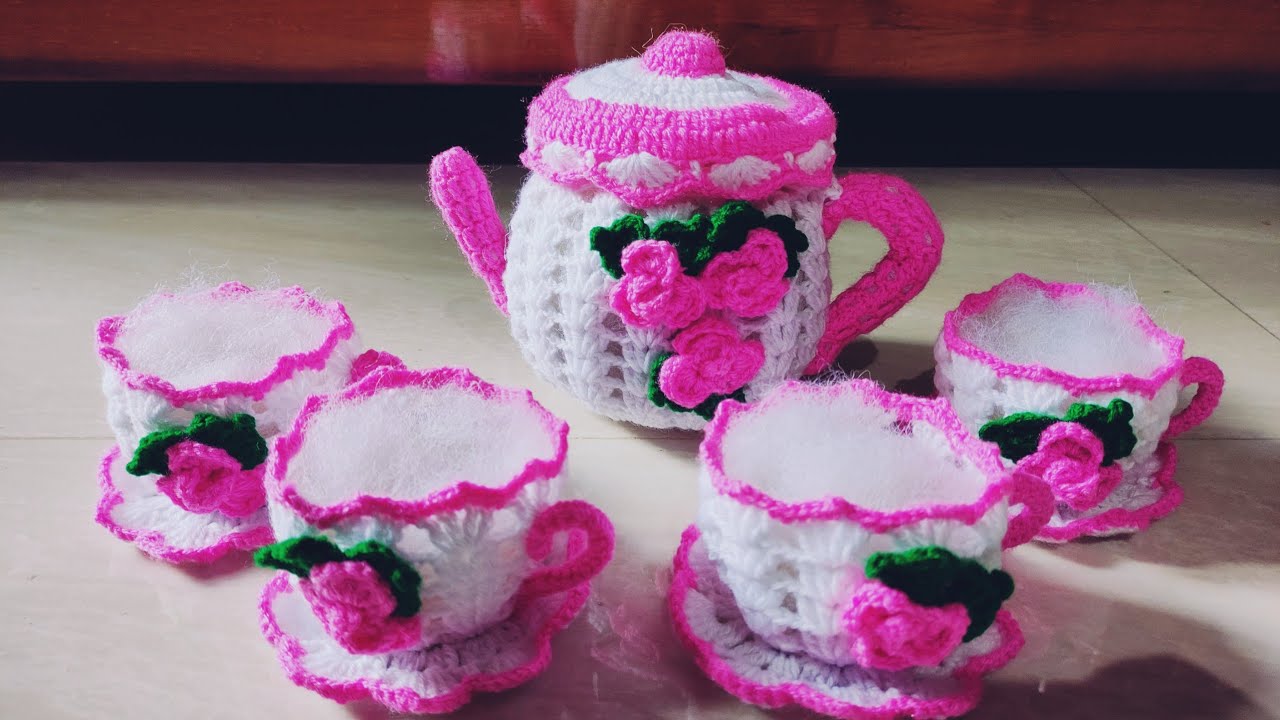 crochet tea kattle design🫖/part 2