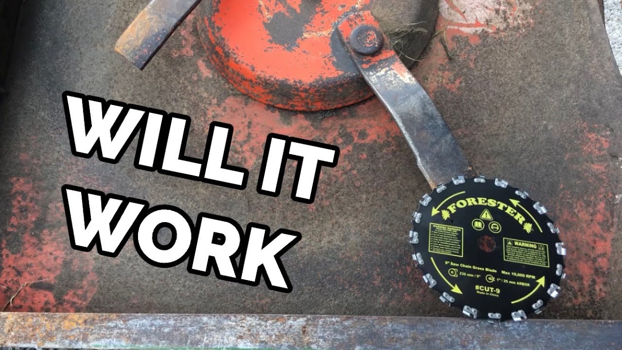Forester Chainsaw Blade on Bushhog - Clearing For Pond Job - Channel Updates