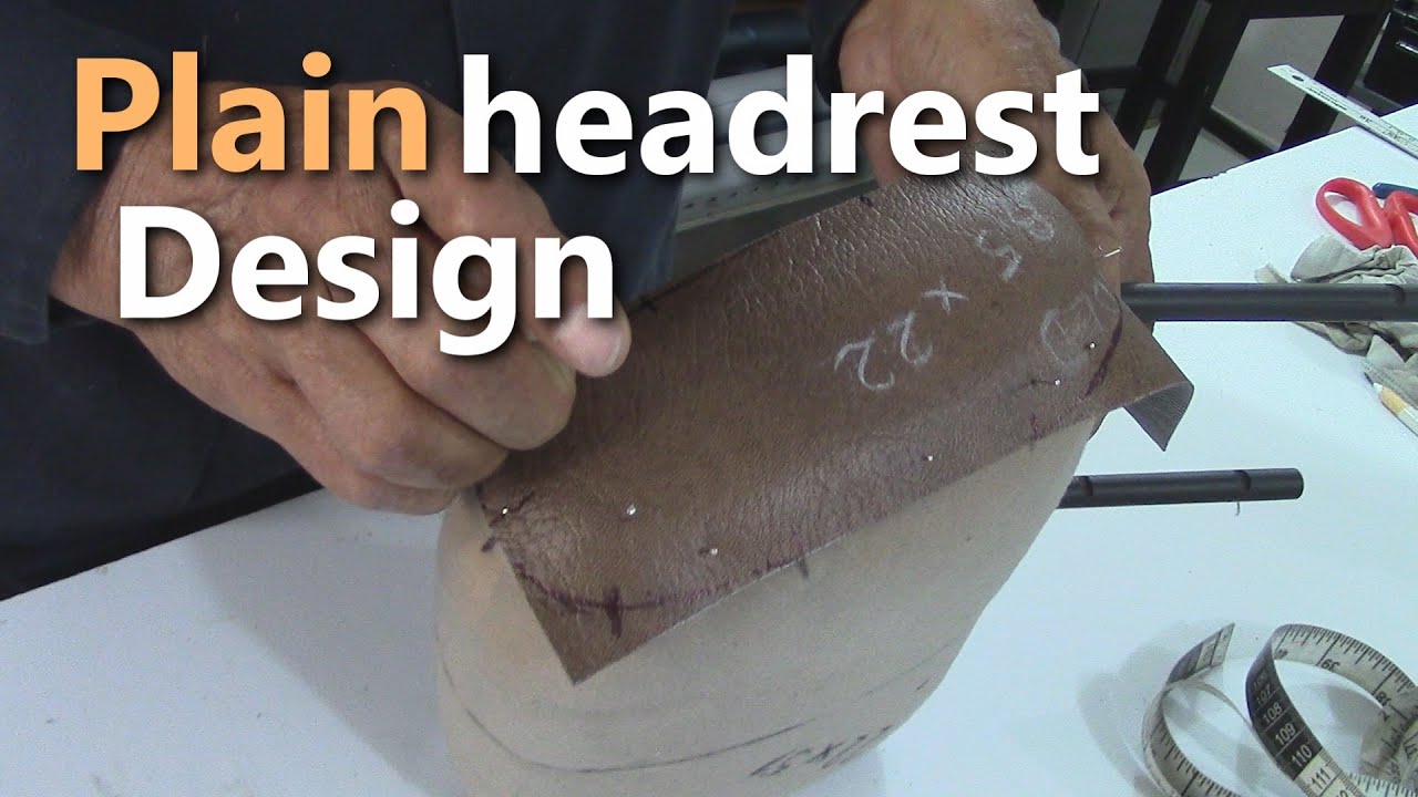 How to Make a Simple Headrest Cover (Part 1) - Car Upholstery for Beginners