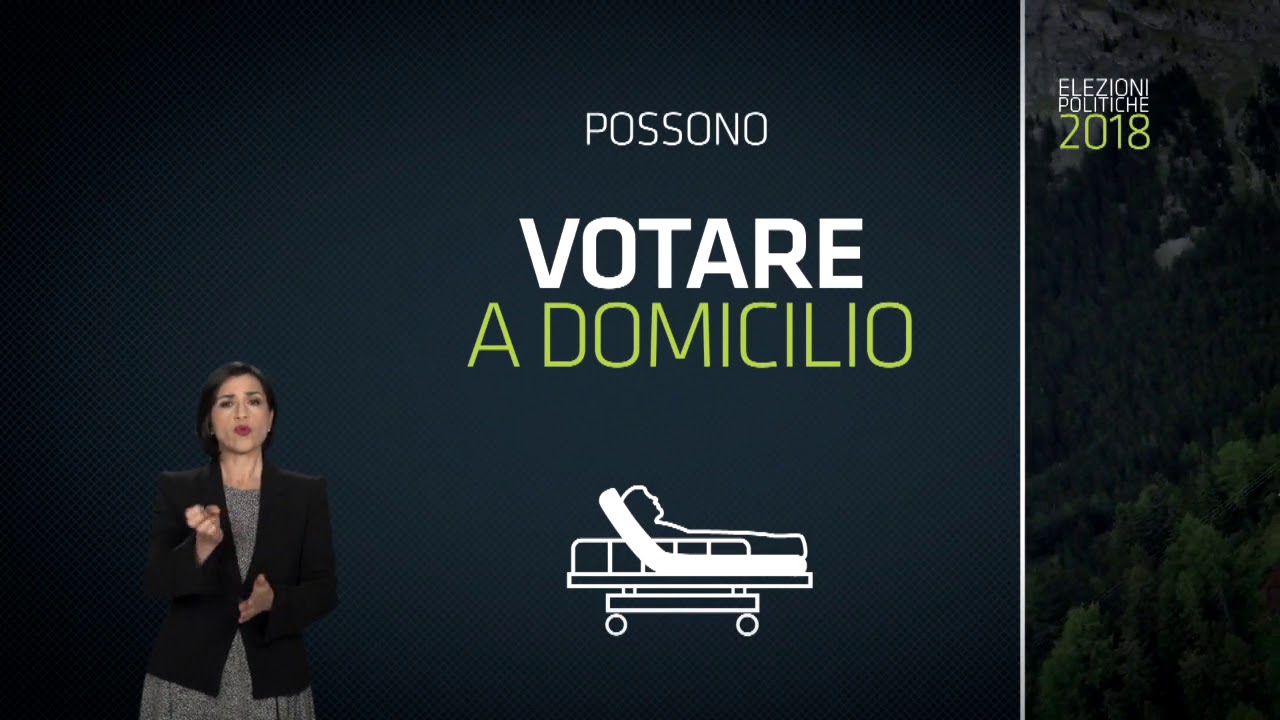 Voto domiciliare e assistito - Elezioni Politiche - 4 marzo 2018
