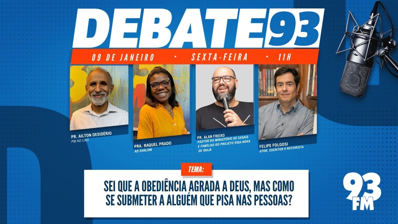 Poder - Questionar uma autoridade &eacute; insubmiss&atilde;o? - Debate 93 - 09/01/2026