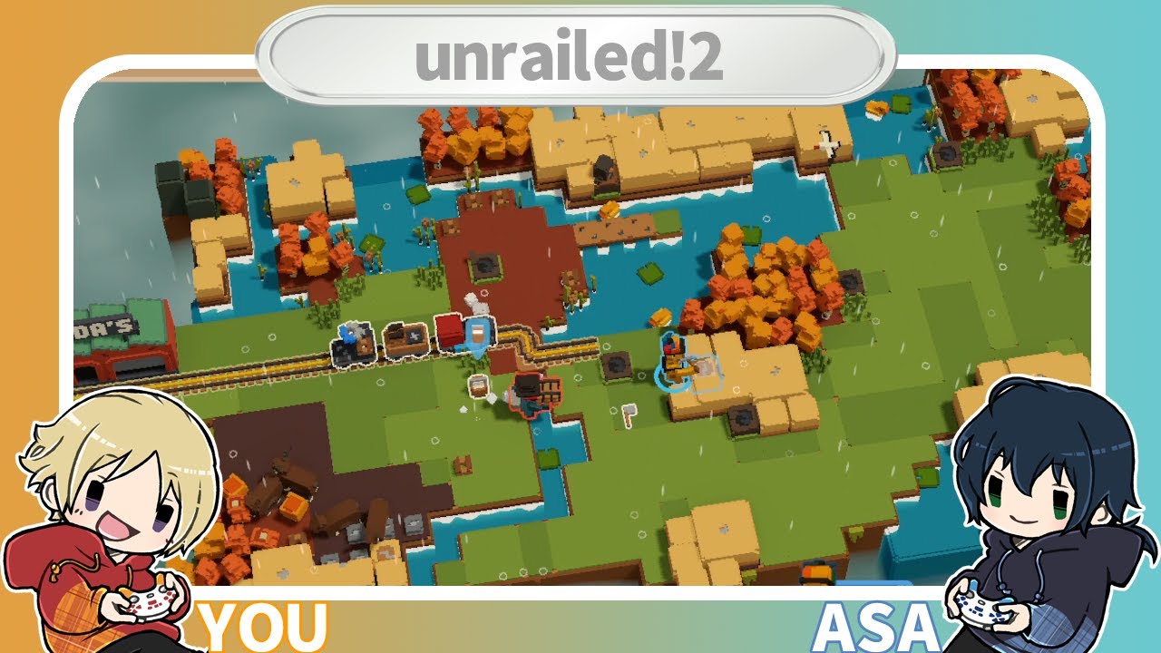 【CALMゲーム実況】Unrailed!2　13【のんびり鉄道工事】