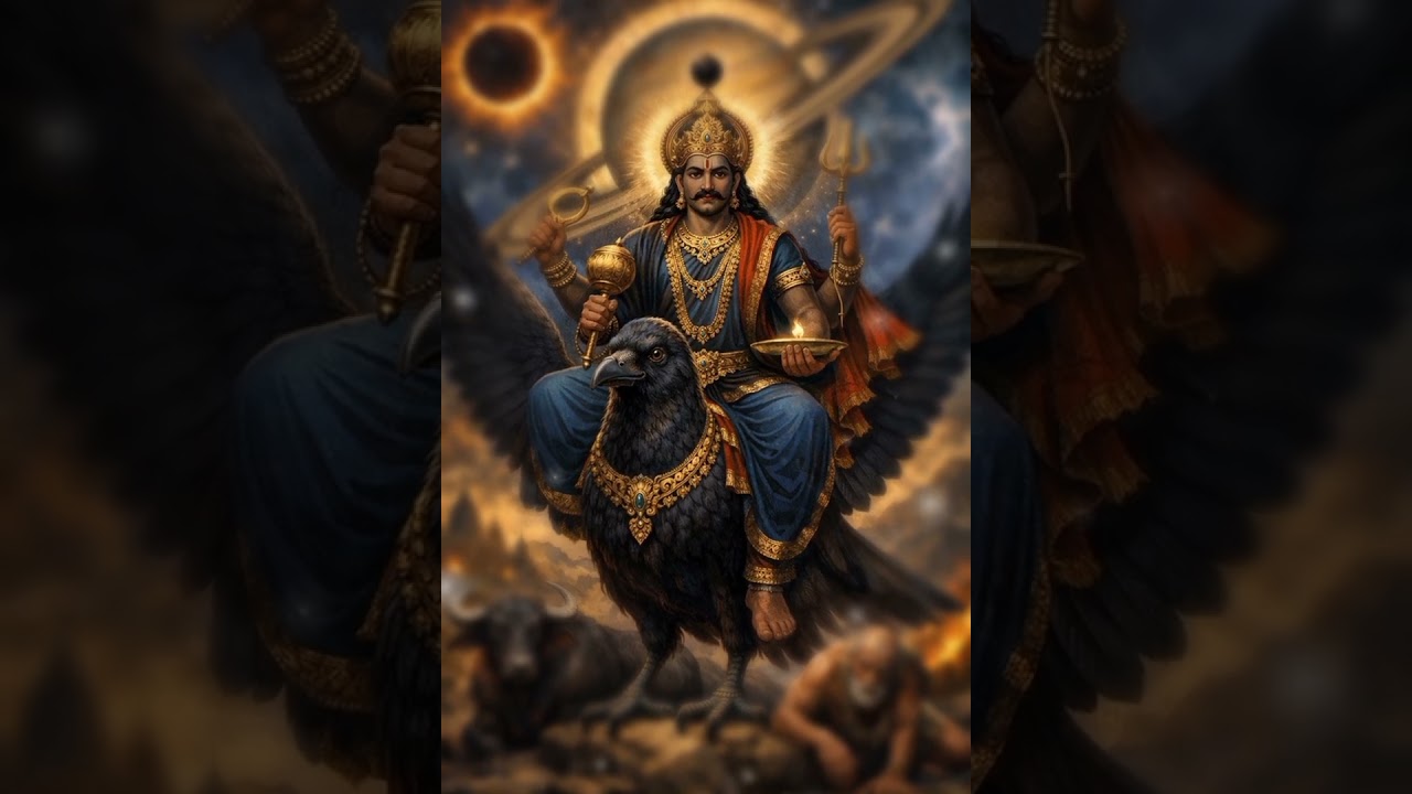 Shani stotra (short) #shanidev #karmfaldaatashani #shanisadesati #video 