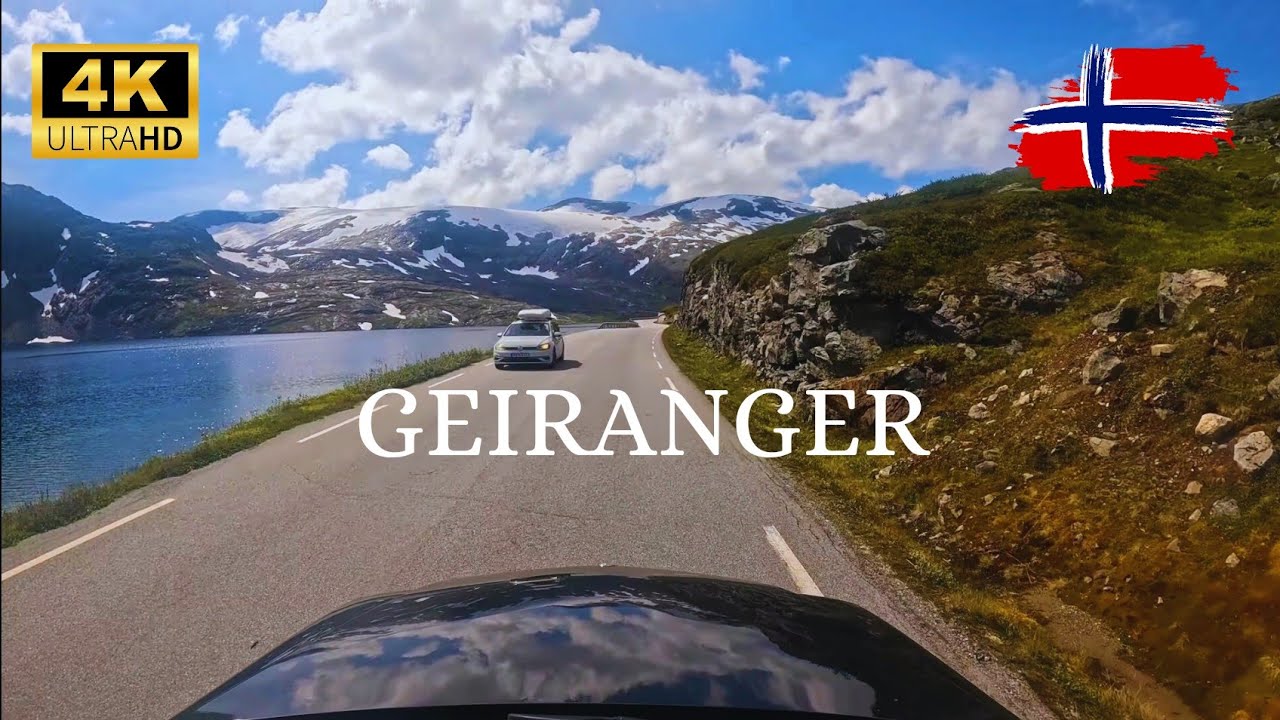 4K Scenic drive from Stryn to Geiranger Skywalk Pt2