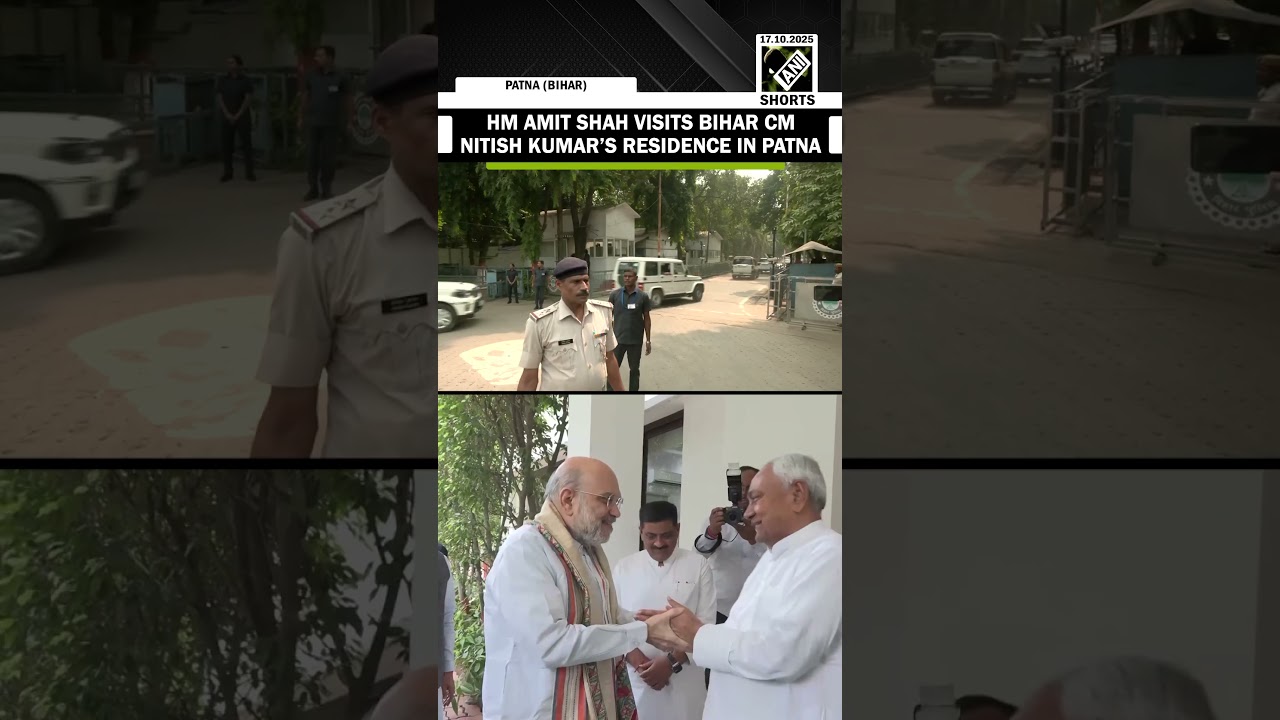 Union Minister Amit Shah visits Bihar Chief Minister Nitish Kumar&rsquo;s residence ahead of Election