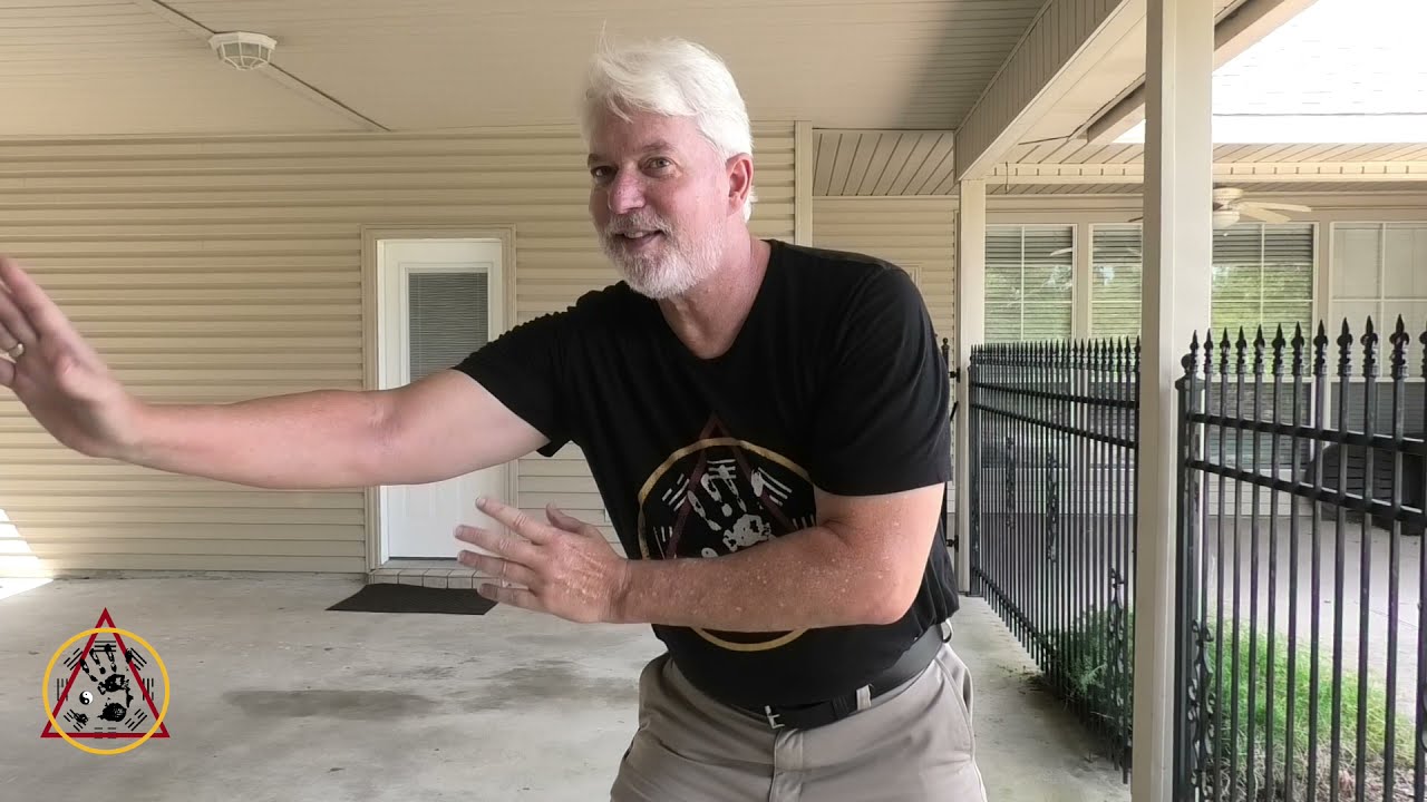 Grab & Pull Exercise with Resistance Bands in Bagua Kuntao Silat