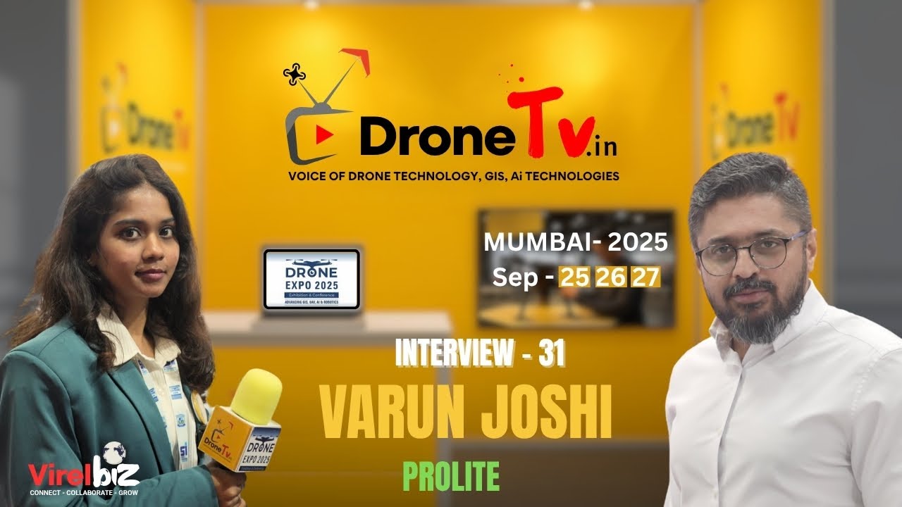 Varun Joshi, CEO of Prolite | Emergency Lighting & Photoluminescent Signage | Drone Expo 2025 Mumbai